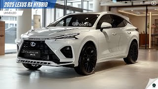 New 2025 Lexus RX Hybrid Unveiled  a popular luxury medium SUV choice [upl. by Ulani]