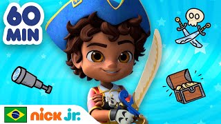 Santiago dos Mares  Os melhores salvamentos de piratas e sereias por 30 min  Nick Jr em Português [upl. by Waal]