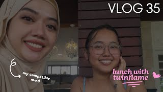 Hi Vlog 35 quick WOW  brunch with Mayyah  microshading my brows 🥗🍰💕 [upl. by Wallace602]