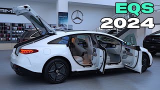 2024 Mercedes EQS Sedan Review  Ultimate Luxury Interior Exterior [upl. by Notniv]