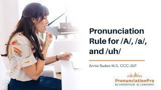 Pronunciation Rule For A a and uh [upl. by Judon]