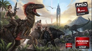 ARK Survival Evolved AMD A10 7700K Radeon R7 Integrada [upl. by Ilamad76]