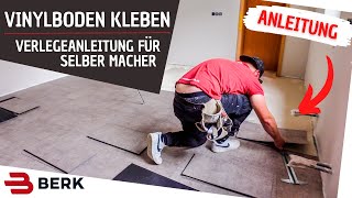 Vinylboden kleben ⎜Anleitung für selber macher👉🏼EASY [upl. by Nidraj]