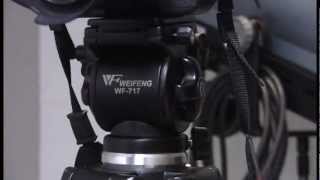 Weifeng WF717 Professional Video Tripod Review [upl. by Eniwtna]