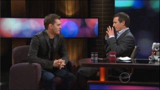 Michael Buble amp Rove  The bromance plus Seth Rogen amp Paul Rudd exchange waterspit [upl. by Macfarlane]