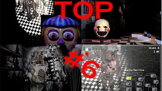 TOP 6  Ilusiones y Secretos  Five Nights At Freddys 2 [upl. by Risley]