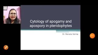 Cytology of apogamy and apospory in pteridophytes अपयुग्मन तथा अपबीजाणुता का कोशिका विज्ञान [upl. by Rialb431]