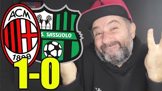 ABBIAMO FATTO SCHIFO VA BENE LO STESSOOOOOOO SALVATO IL CAPODANNO  MILANSASSUOLO 10 [upl. by Silado]