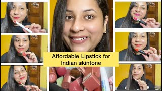 Top 10 Daily Wear Lipsticks Starting at ₹75 fr Fair to Medium skintones💄আমার প্রিয় 10 টা Lip Shade [upl. by Cerell]