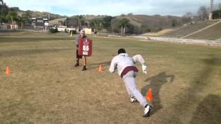 Wide Receiver Drills  Coach Ryan OHara [upl. by Hoi]