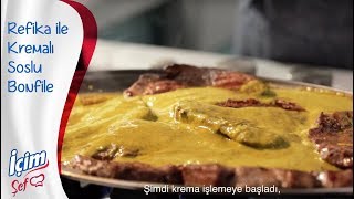 Refika ile Kremalı Soslu Bonfile [upl. by Grizel]