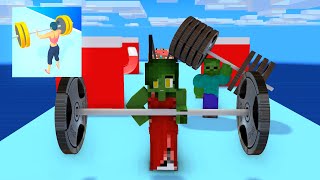 Minecraft WEIGHT RUNNER 3D GIRLS amp BOYS  HAHA ANIMATION [upl. by Notnek]