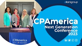 CPAmerica Next Generation Conference  alliantgroup [upl. by Schenck668]