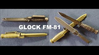 SHOW AND TELL 112 GLOCK Feldmesser FM81 Field Knife 1981 Austria Commercial Export version [upl. by Brine]