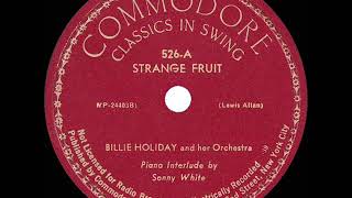 1939 HITS ARCHIVE Strange Fruit  Billie Holiday [upl. by Bokaj]