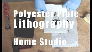 Polyester Plate Lithography Home Studio [upl. by Mungo]