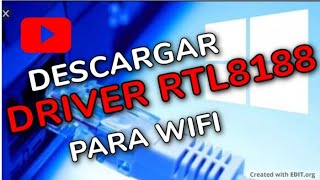 Download Realtek RTL8188EE 80211bgn WiFi adapter driver for Windows [upl. by Yelbmik]