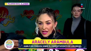 Aracely Arámbula HABLÓ sin censura sobre Luis Miguel  Sale el Sol [upl. by Carol]