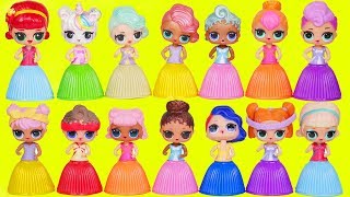 LOL Surprise Dolls Custom Lil Sisters Dress Up in Wrong Heads [upl. by Skell219]