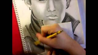 Booboo Stewart  Seth Clearwater Drawing [upl. by Gigi]