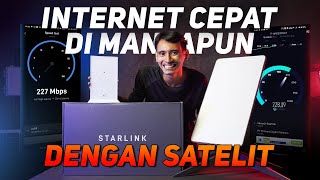 STARLINK INDONESIA REVIEW INTERNET DARI LANGIT TANPA SINYAL DIMANAPUN ANDA BERADA TERLENGKAP [upl. by Davie]