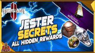 Remnant 2 All Jester Secret Rewards  Jester Card Game Malefic Palace  Shaed Bloom Crystal And More [upl. by Adias]