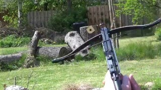 Pistolenarmbrust 80 lbs Vergleichstest Man Kung Hawk 22 und Cobra [upl. by Paynter]