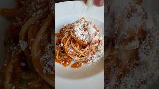 Amatriciana alla Calabrese🤤🌶️ CHE BOMBAAAAA  amatriciana calabria ricettefacili food [upl. by Aneehsyt]