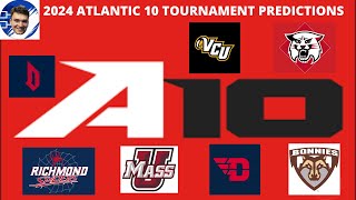 2024 Atlantic 10 Tournament Predictions 100 Correct [upl. by Idur760]