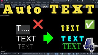 quotAuto Text AutoCAD LISP  Best CAD Tutorialsquot [upl. by Simone]