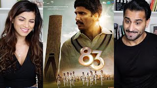 83  Trailer REACTION  Ranveer Singh  Kabir Khan  Deepika Padukone  Pankaj Tripati  Ammy Virk [upl. by Geneva]