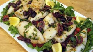 How to Make Grilled Calamari  Italian Style by Laura Vitale Episode 50 Laura in the Kitchen [upl. by Scever]