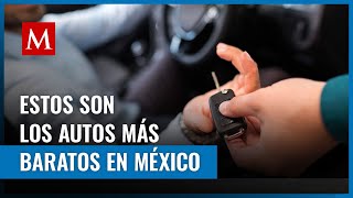 Si buscas adquirir un auto estos son los más baratos en México en 2024 [upl. by Backer456]