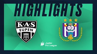 KAS Eupen  RSC Anderlecht moments forts [upl. by Pavier]