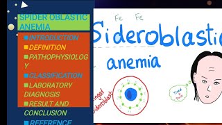 Sideroblastic anemia introduction pathophysiology classification laboratory diagnosis [upl. by Edmee]