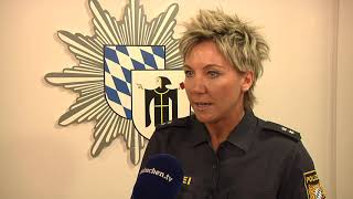 PostdiebVerhaftung  Polizeisprecherin Claudia Künzel [upl. by Nodnarbal]