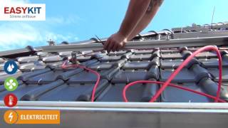 DIY Zelf je zonnepanelen plaatsen hellend dak met Easykit 22 [upl. by Luane548]