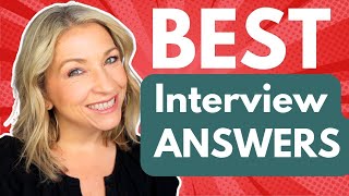 Top 10 Most Common Job Interview Questions ANSWERED [upl. by Johnstone]