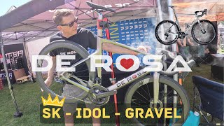 DE ROSA BIKES  SK IDOL and GRAVEL [upl. by Drwde654]