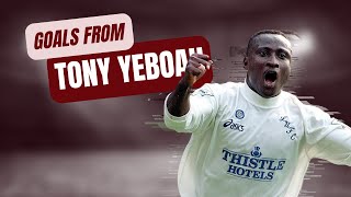 A few career goals from Tony Yeboah [upl. by Smalley]