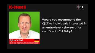 Expert Cybersecurity Professional Review The CCT Certification Bjorn Voitel [upl. by Assira]