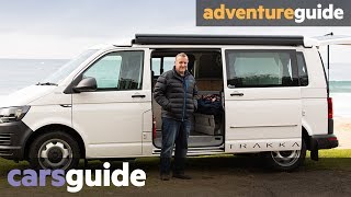 Volkswagen Transporter Trakkadu 400 AWD camper van 2018 review [upl. by Lesser]