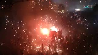 Quema de toros gigantes en Tultepec Edo México [upl. by Nohsal]