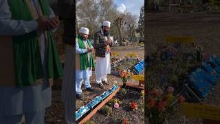 Prayer and Dua at brother Ibrar grave islam muslim quran grave [upl. by Reinald]