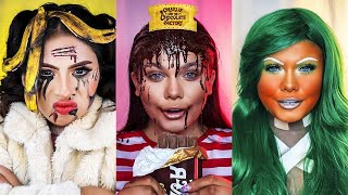 Golden Ticket Winners After Visiting The Chocolate Factory Willy Wonka TikTok Makeup [upl. by Harbison]