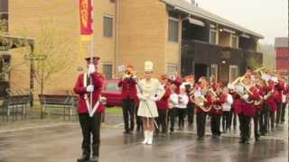 Flesberg skolekorps på Lampeland 17 mai 2012 [upl. by Elmira]