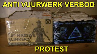 ANTI VUURWERKVERBOD  PROTEST  VUURVENT  LISSERBROEK [upl. by Aneetsirk]