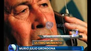 Murió Julio Grondona  Telefe Noticias [upl. by Ozen]