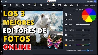 LOS 3 MEJORES PÁGINAS WEB PARA EDITOR DE FOTOS ONLINE  2018 [upl. by Assiren]