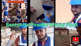 Bentonite Mixing plant Full Video gyanhseofficer [upl. by Suk]